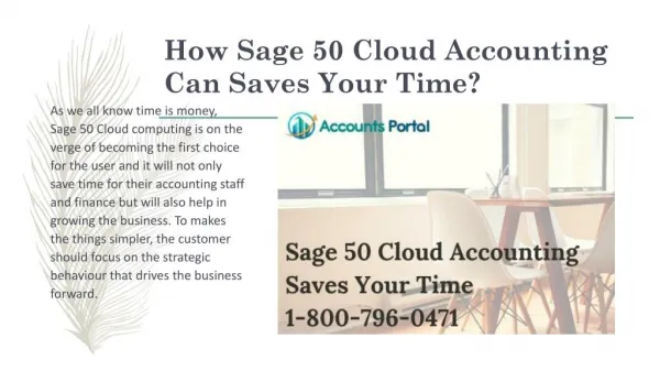 Sage 50 Cloud Accounting Can Saves Your Time | Get Help 1-800-796-0471