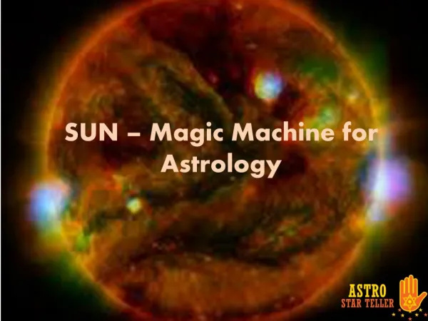 Sun Is a God of Astrology