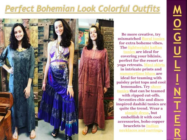 Perfect Bohemian Look Colorful Outfits