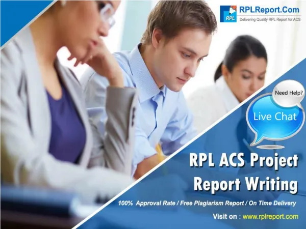 RPLReport.com provides RPL ACS Project Report Writing