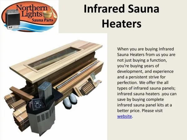 Buy Reliable Infrared Sauna Heaters