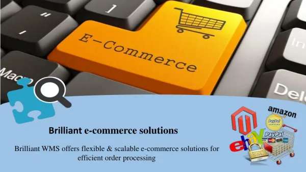 E- commerce solutions