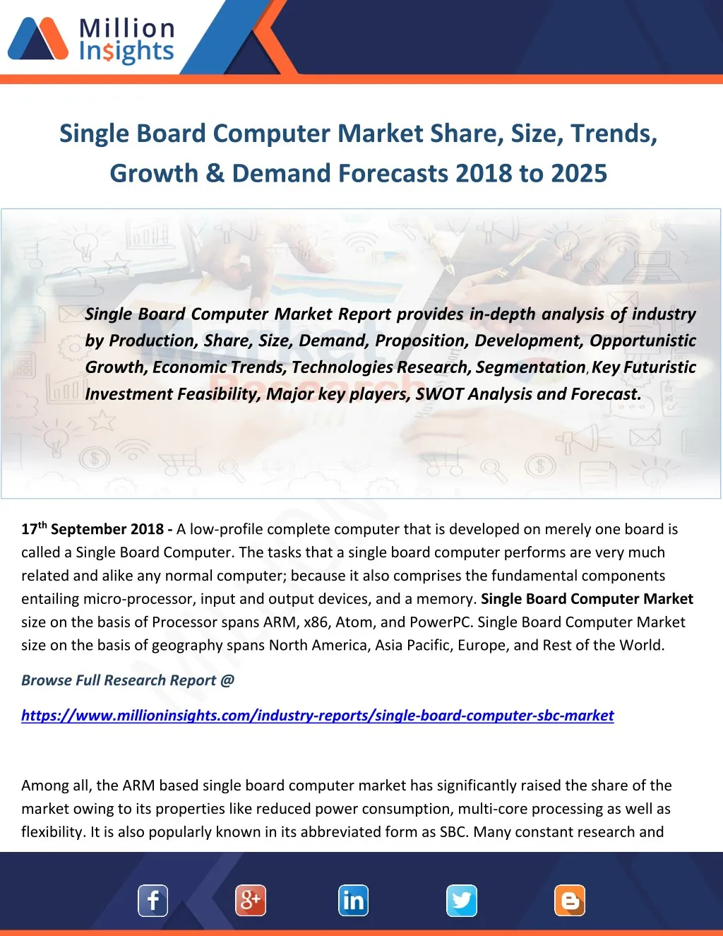 single board computer market share size trends