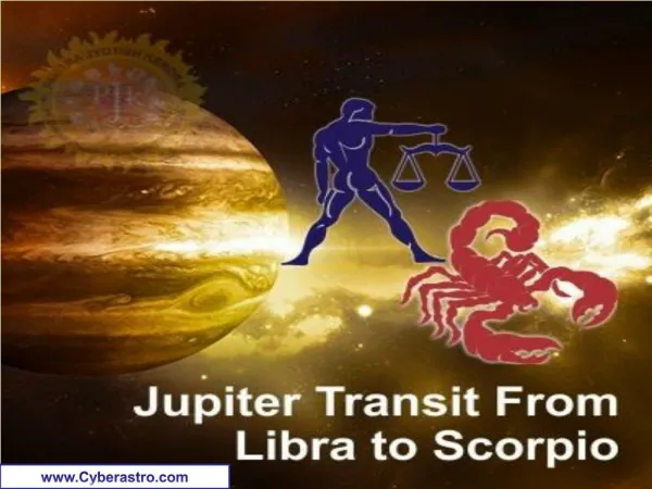 Jupiter Transit (Guru ) 2018 to 2019 from Libra to Scorpio