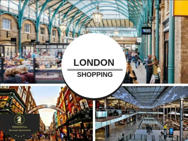 The Londoners â€“ Malls and Lifestyles, Shopping in London