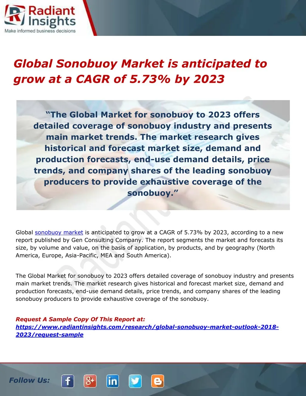 global sonobuoy market is anticipated to grow