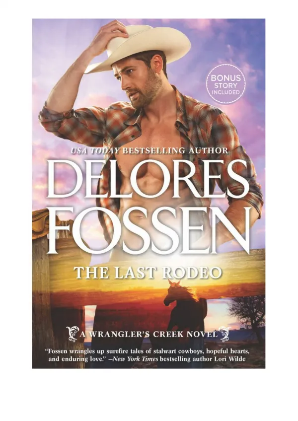 Free Download The Last Rodeo By Delores Fossen