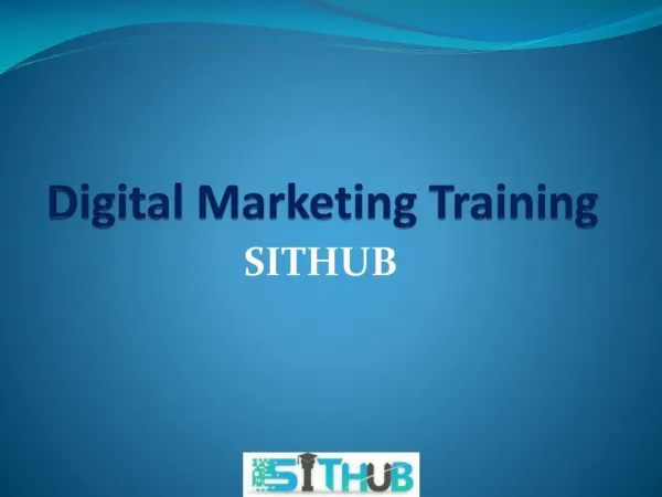 Digital Marketing Institute | Digital Marketing Course Delhi | SITHUB