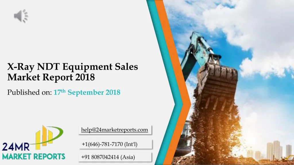 x ray ndt equipment sales market report 2018