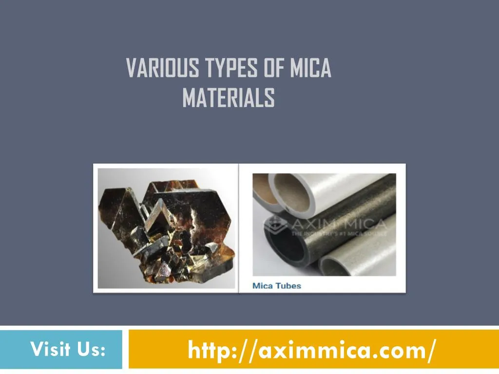 various types of mica materials