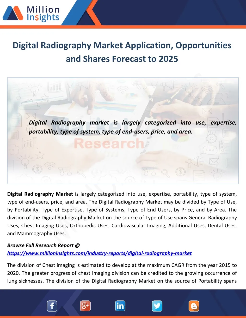 digital radiography market application