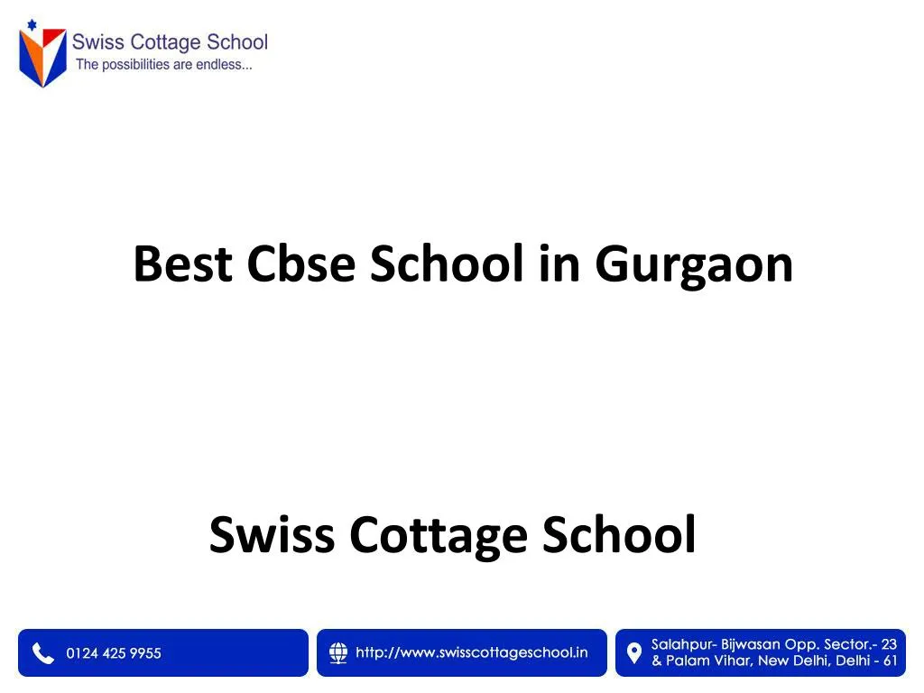 best cbse s chool in gurgaon swiss cottage school