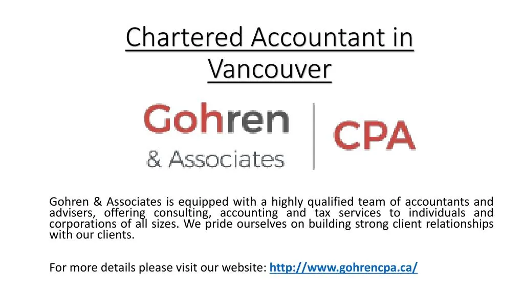 chartered accountant in vancouver