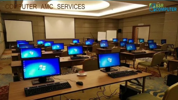 Annual Maintenance Contract for Computers in Delhi & NCR