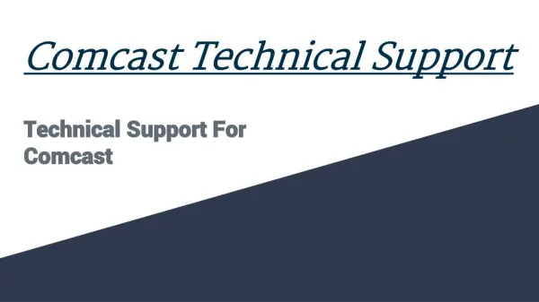 Comcast Technical Support