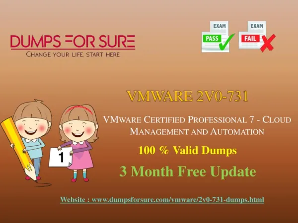VMware 2V0-731 dumps pdf 100% pass guarantee on exam