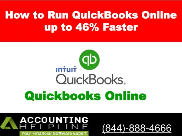 How to Run QuickBooks Online Faster?