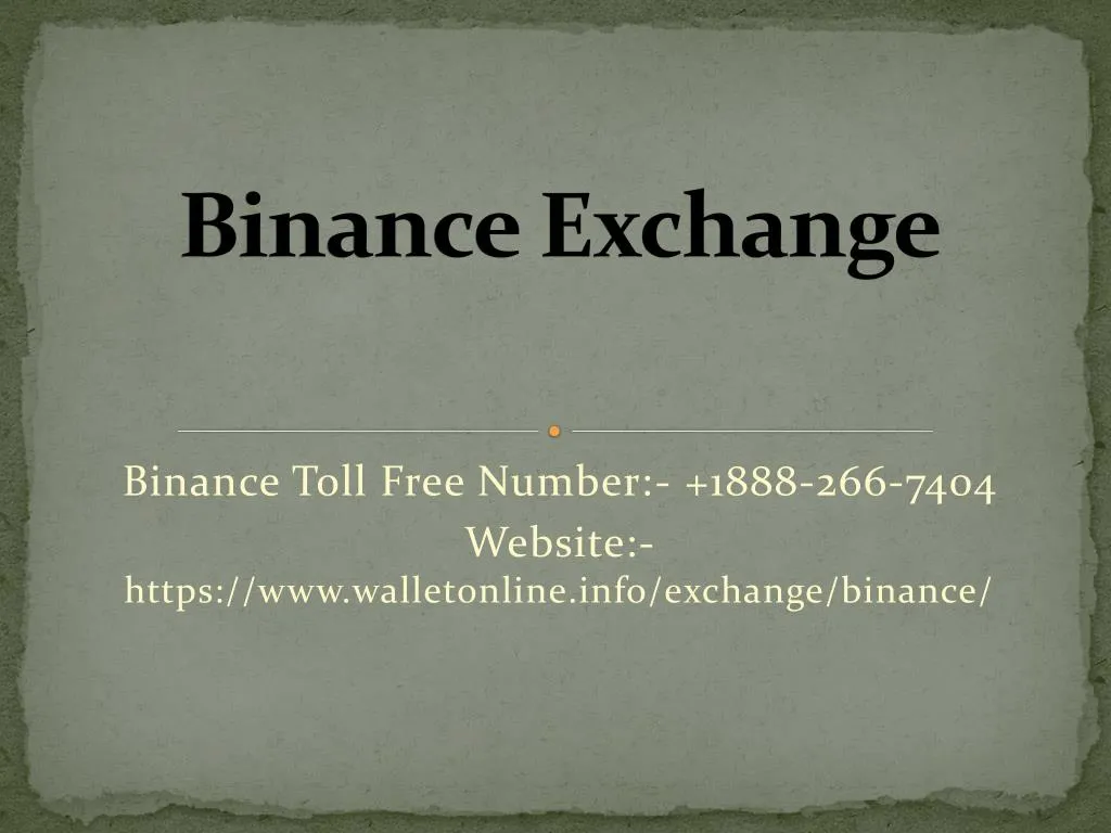 binance exchange