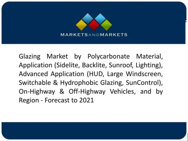 Lighting Application Accounts for the Maximum Share in Glazing By Polycarbonate Material Market