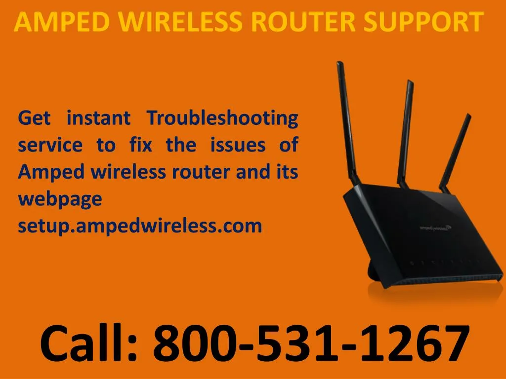 amped wireless router support