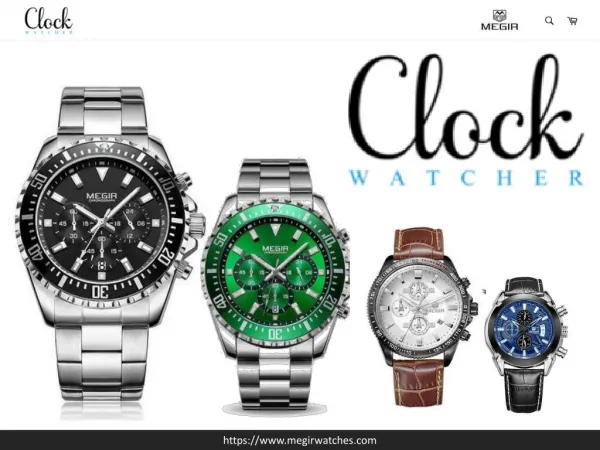 Clockwatcher Megir Watches Store - Quality & Affordable Watches For Men