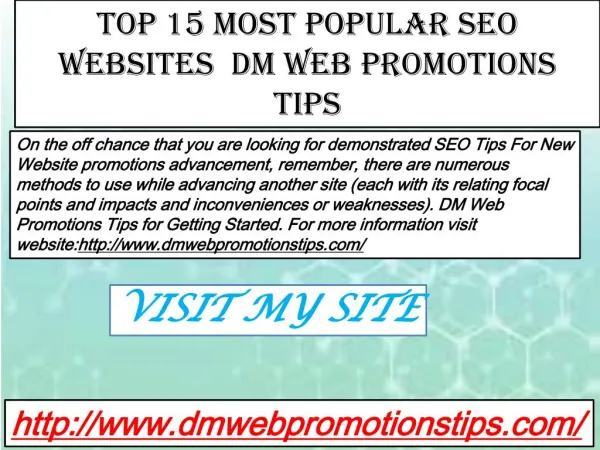 top 15 most popular seo websites