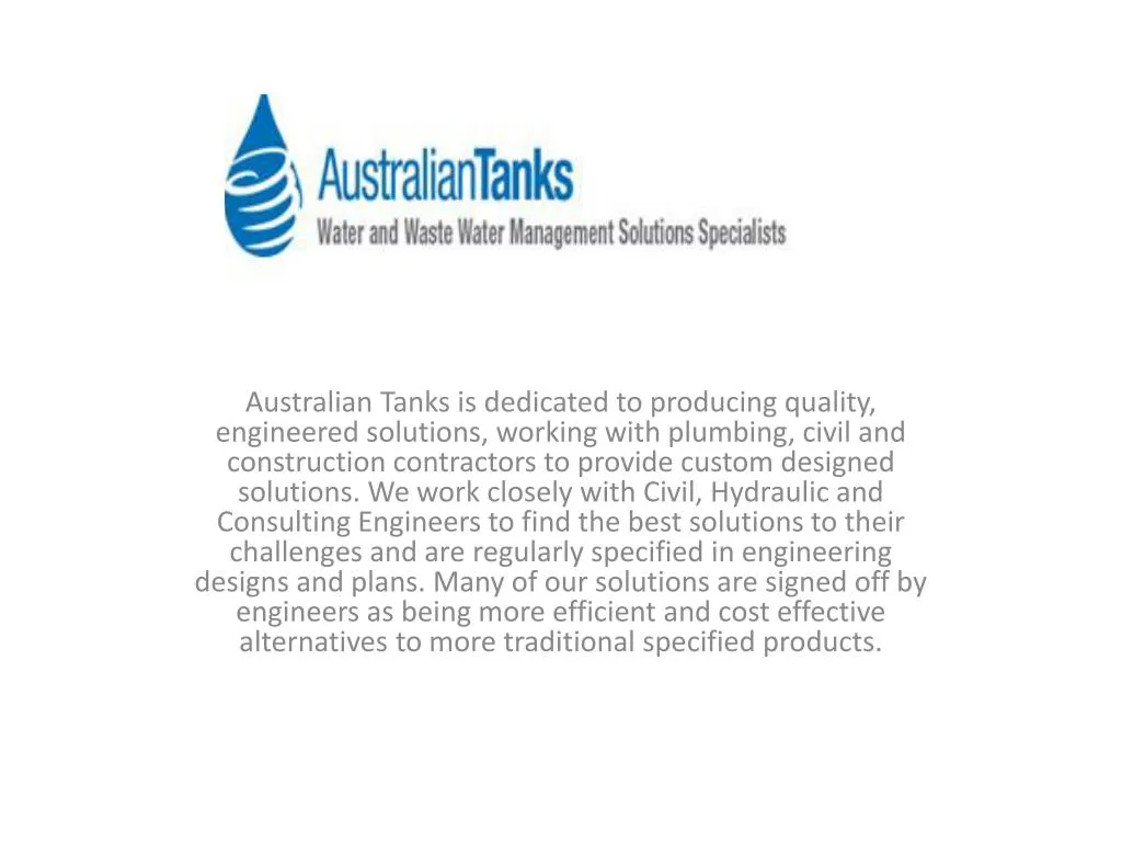 australian tanks is dedicated to producing