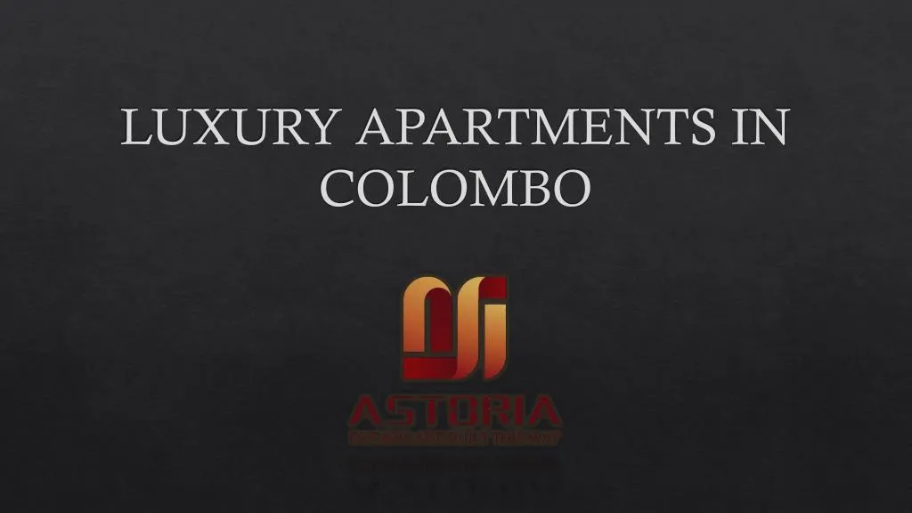 luxury apartments in colombo