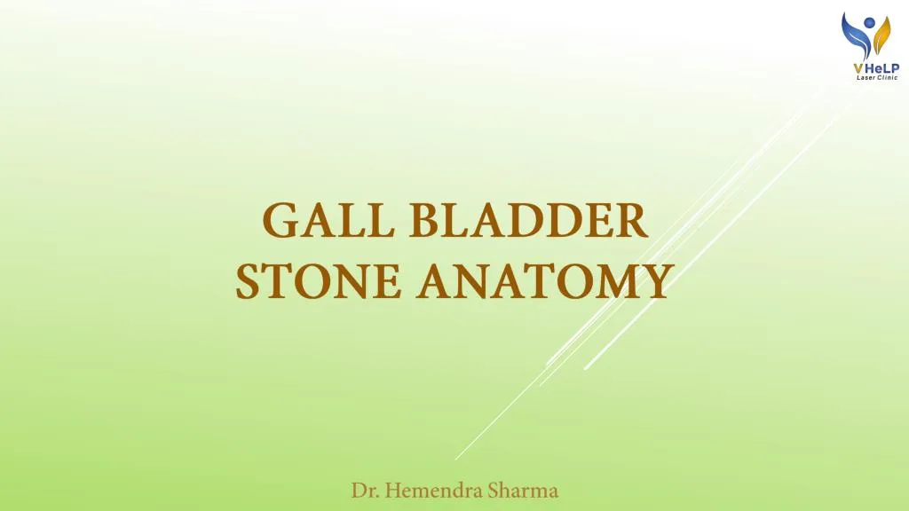 gall bladder stone anatomy