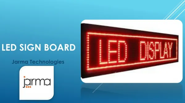 Led Signs Board