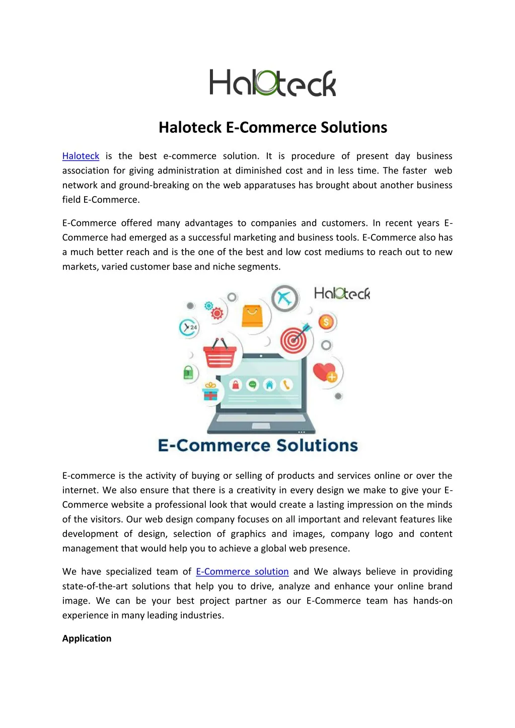 haloteck e commerce solutions