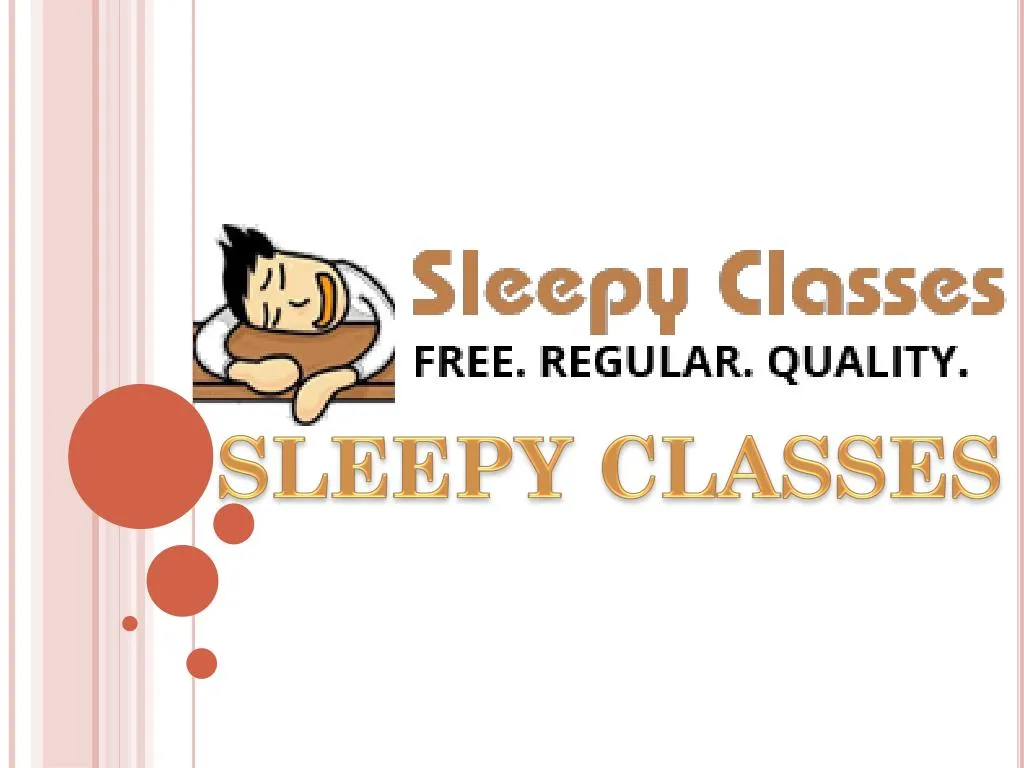sleepy classes