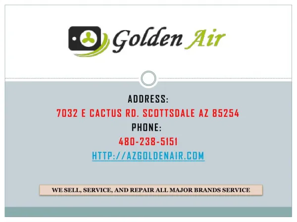 Residential Air Conditioning Scottsdale AZ