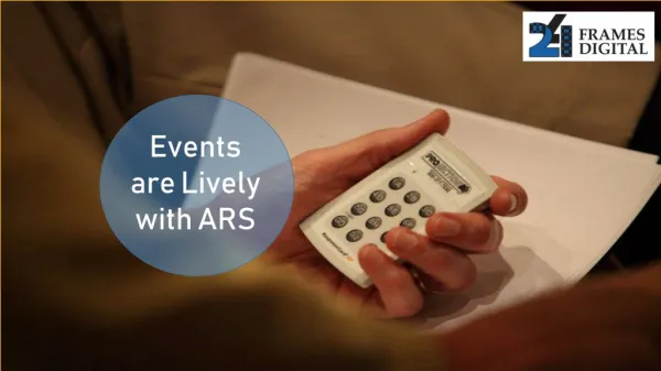 All Your Events Are Lively Now With ARS