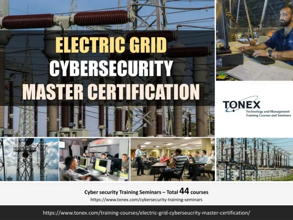 Electric Grid Cybersecurity Master Certification : Tonex Training