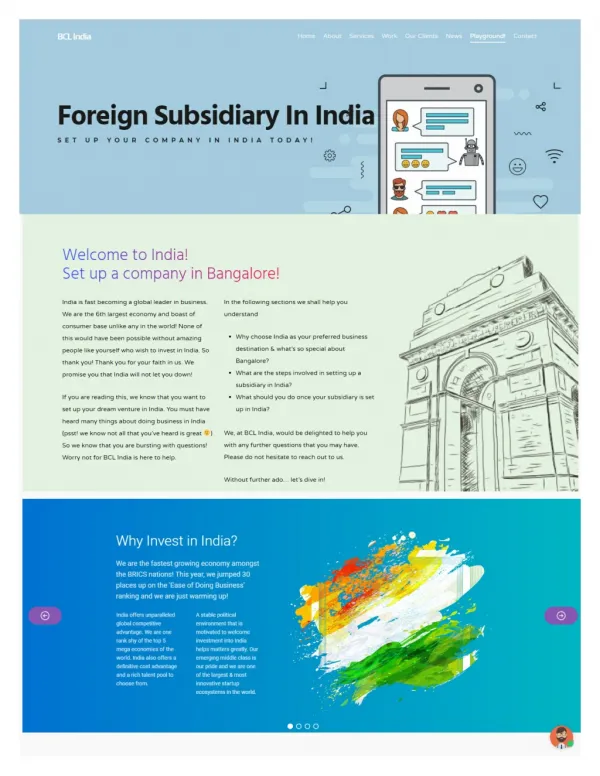 subsidiary company in India