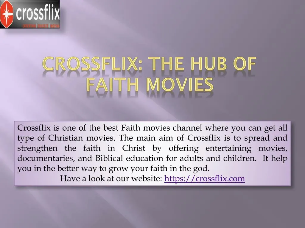 crossflix the hub of faith movies