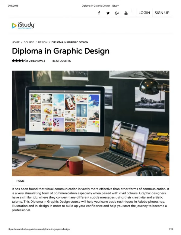 Diploma in Graphic Design - istudy