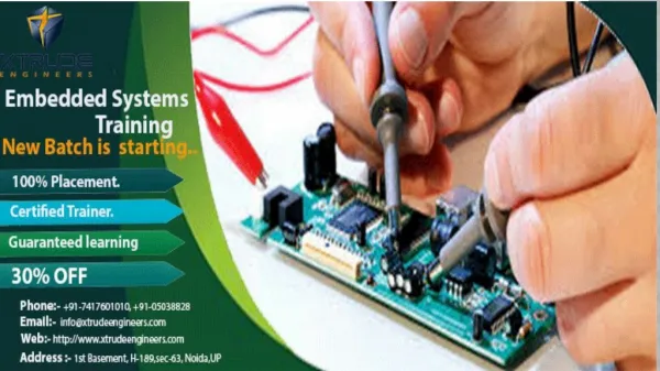 The Embedded Training for today- Embedded Systems Training in Noida