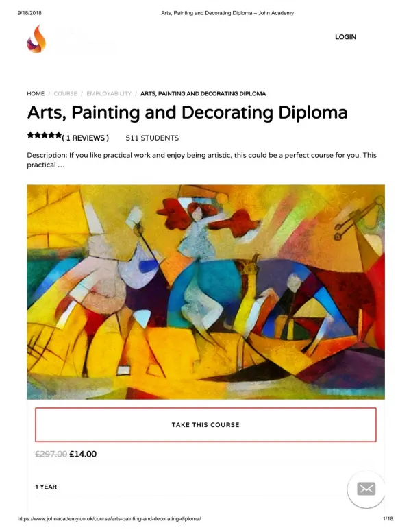 Painting and Decorating Diploma - John Academy