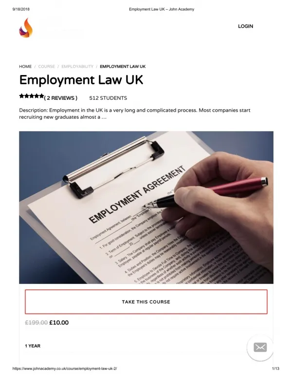 Employment Law UK - John Academy