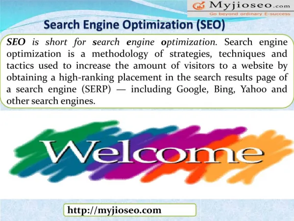 Search Engine Optimization-search engine optimization company (SEO)-MyJIO-SEO