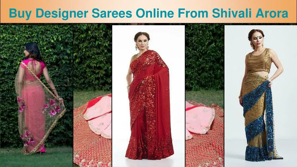 buy designer sarees online from shivali arora