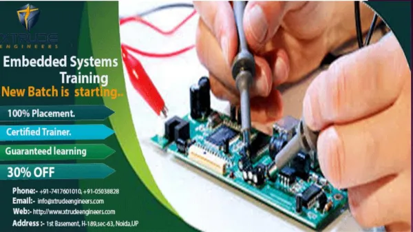 The Embedded Training for today- Embedded Systems Training in Noida