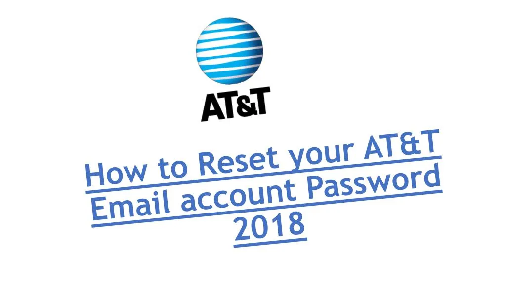 how to reset your at t email account password 2018