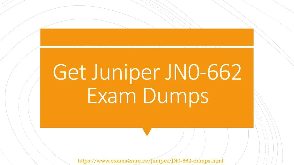 get juniper jn0 662 exam dumps