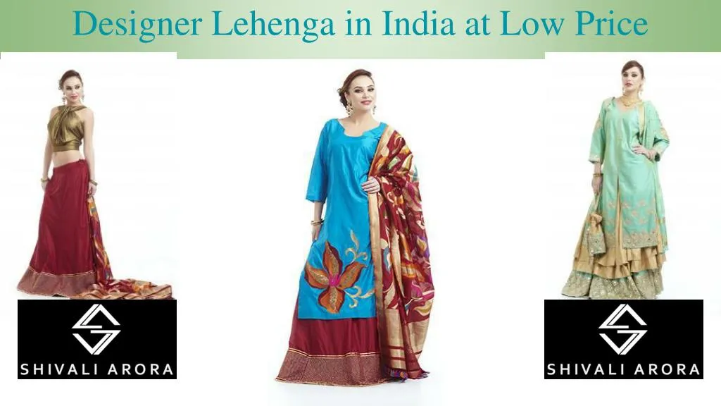 designer lehenga in india at low price