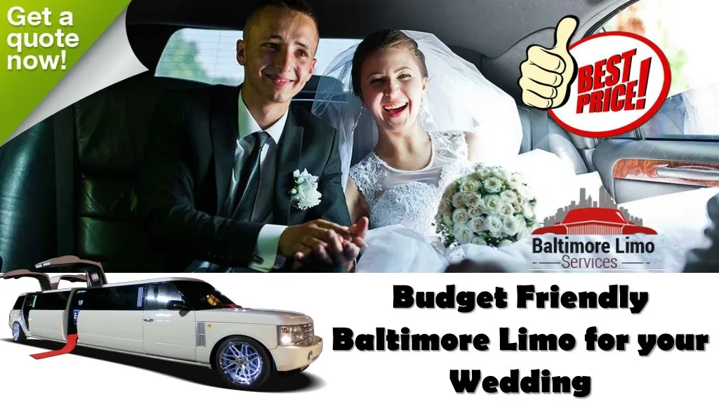 budget friendly baltimore limo for your wedding