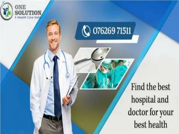Medical Tourism Companies In India | One Solution 4 Health Care India
