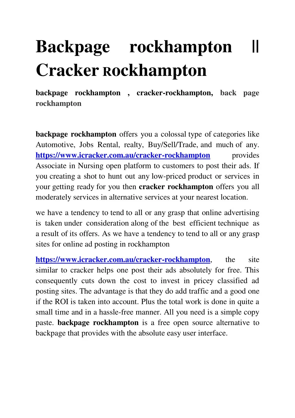 backpage rockhampton cracker r ockhampton